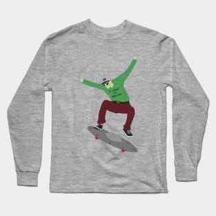 Alien Skater Long Sleeve T-Shirt